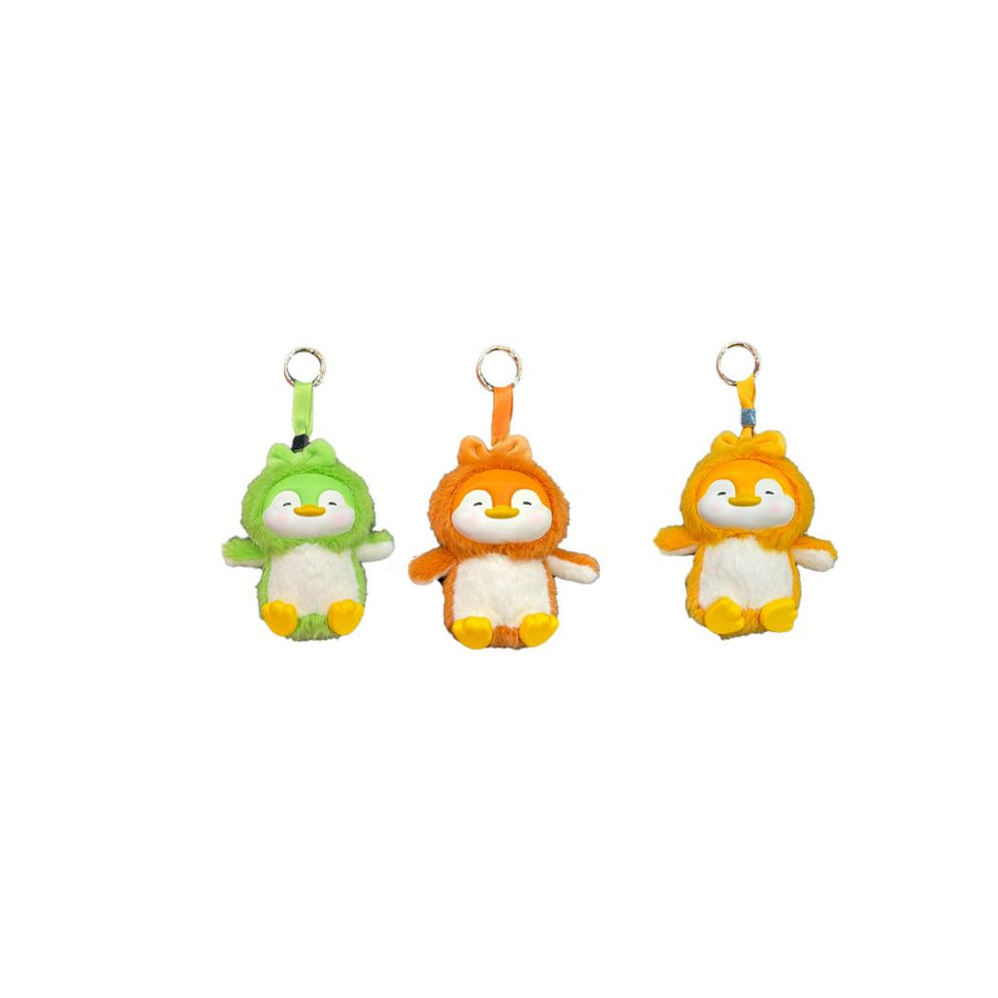 Twelve Zodiac Signs Series Mini Pen Vinyl Plush Pendant (3 Assorted Designs: Green, Tiger, Marigold)
