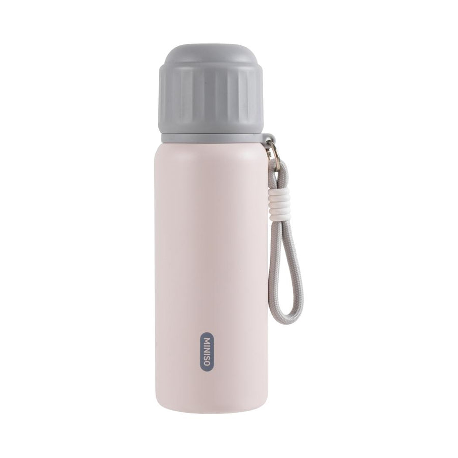 MINISO Drink Series Insulated Bottle with Strap 550mL(Pink)