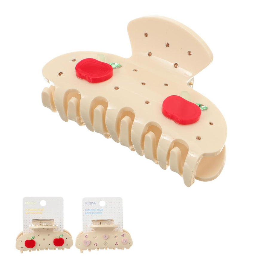 Korean Style Claw Clip (Beige) (1 pc)