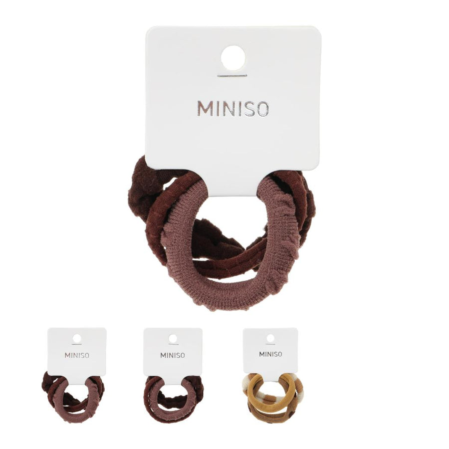 Basic Series Coffee Hair Ties (3 pcs)