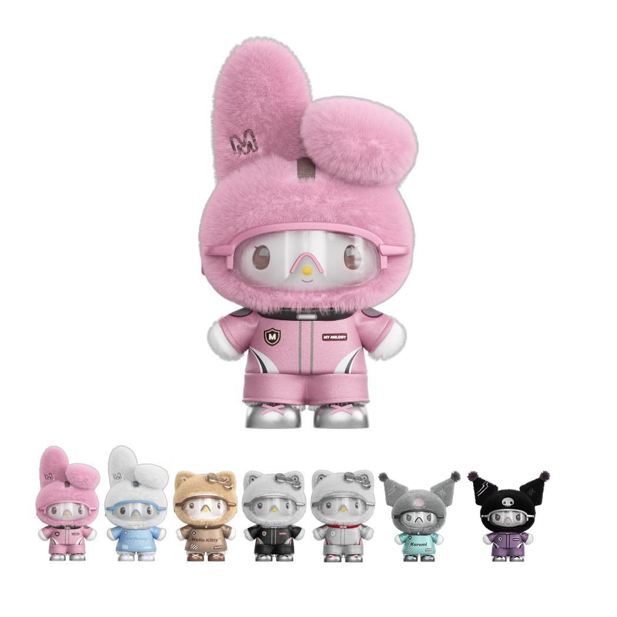 Hello Kitty and Friends Racing Club Collection Vinyl Plush Pendant Surprise Box