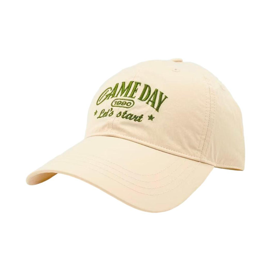 “GAME DAY” Baseball Cap(Beige)