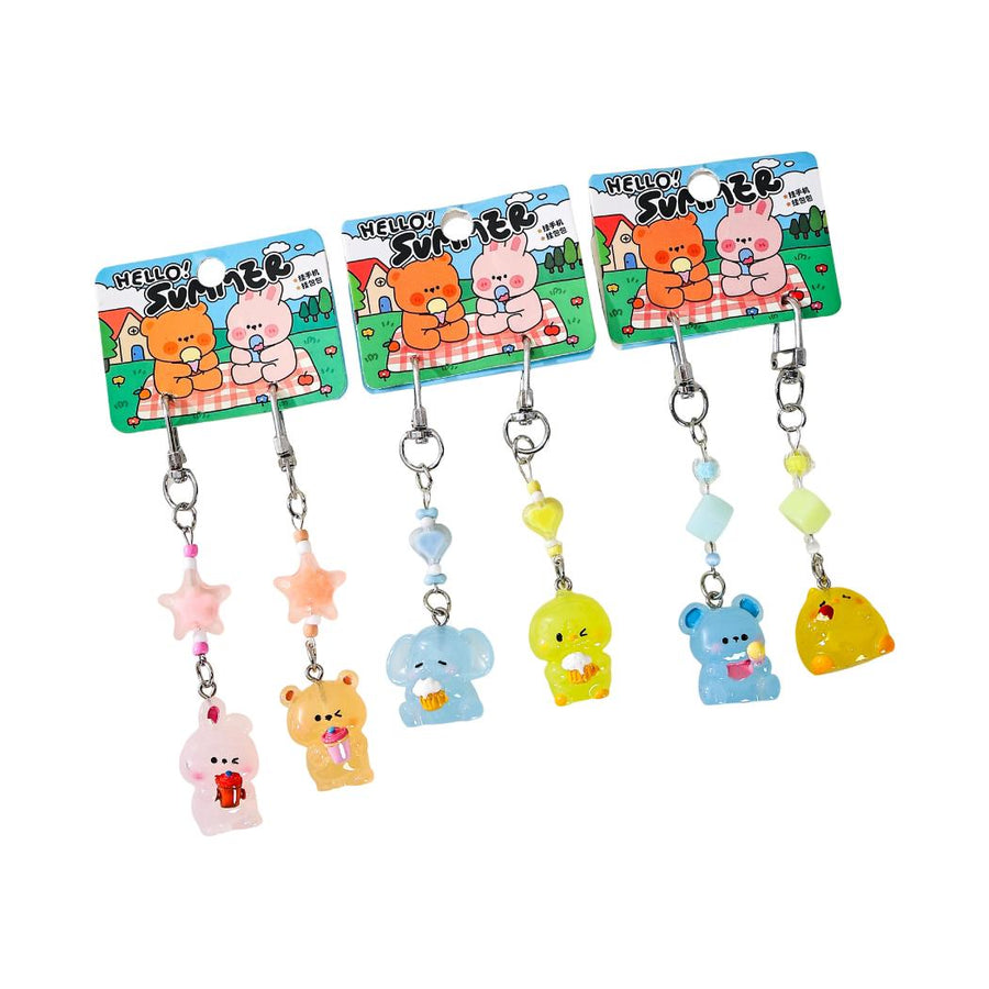Colorful Animal Keychain (2 pcs)