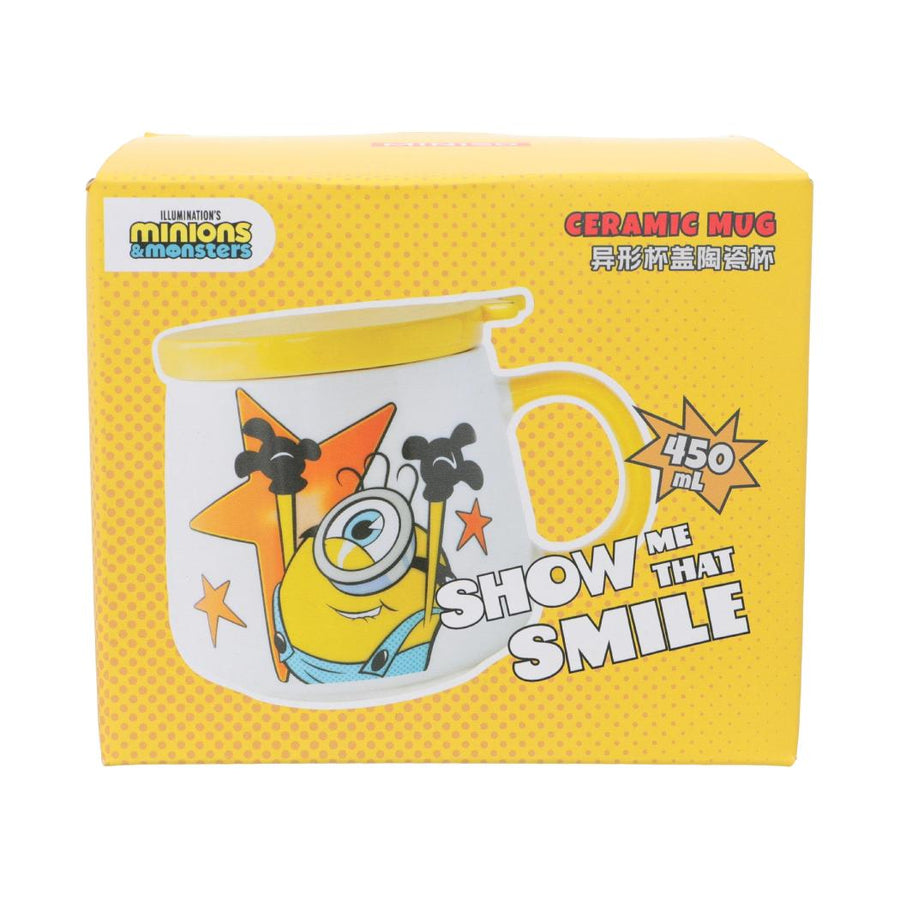 Minions and Monsters Ceramic Mug with Irregular Lid 450mL