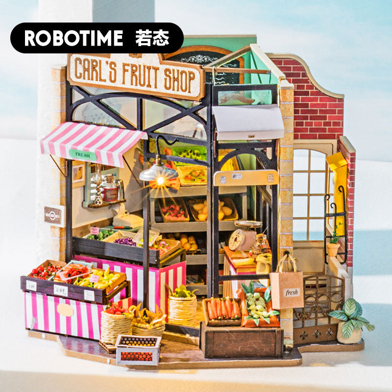 ROBOTIME DIY MINIATURE HOUSE Emily's Flower Shop DG145
