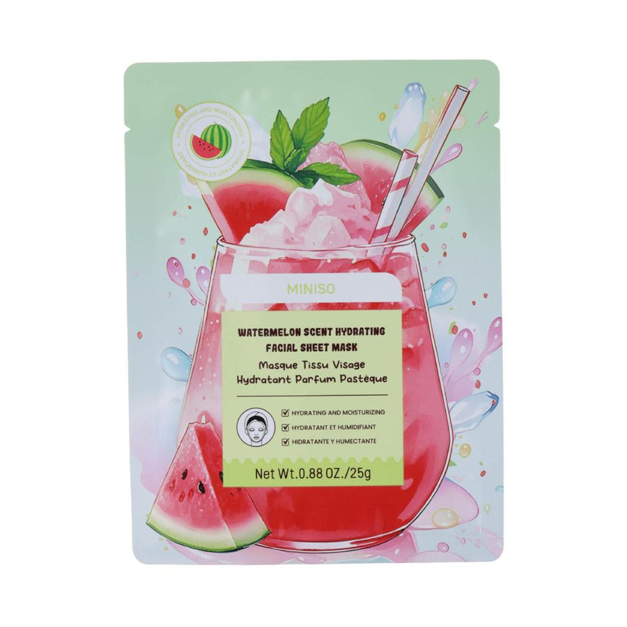 Watermelon Scent Hydrating Facial Sheet Mask