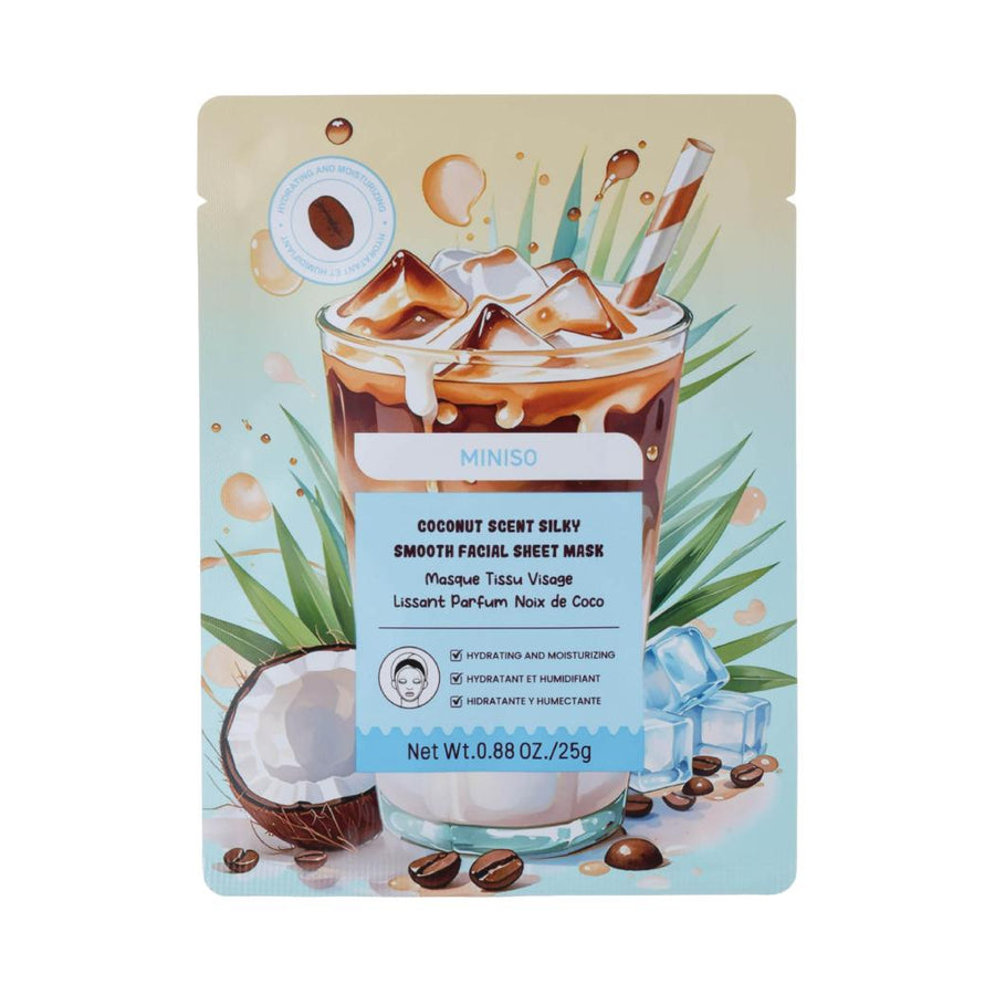 Coconut Scent Silky Smooth Facial Sheet Mask