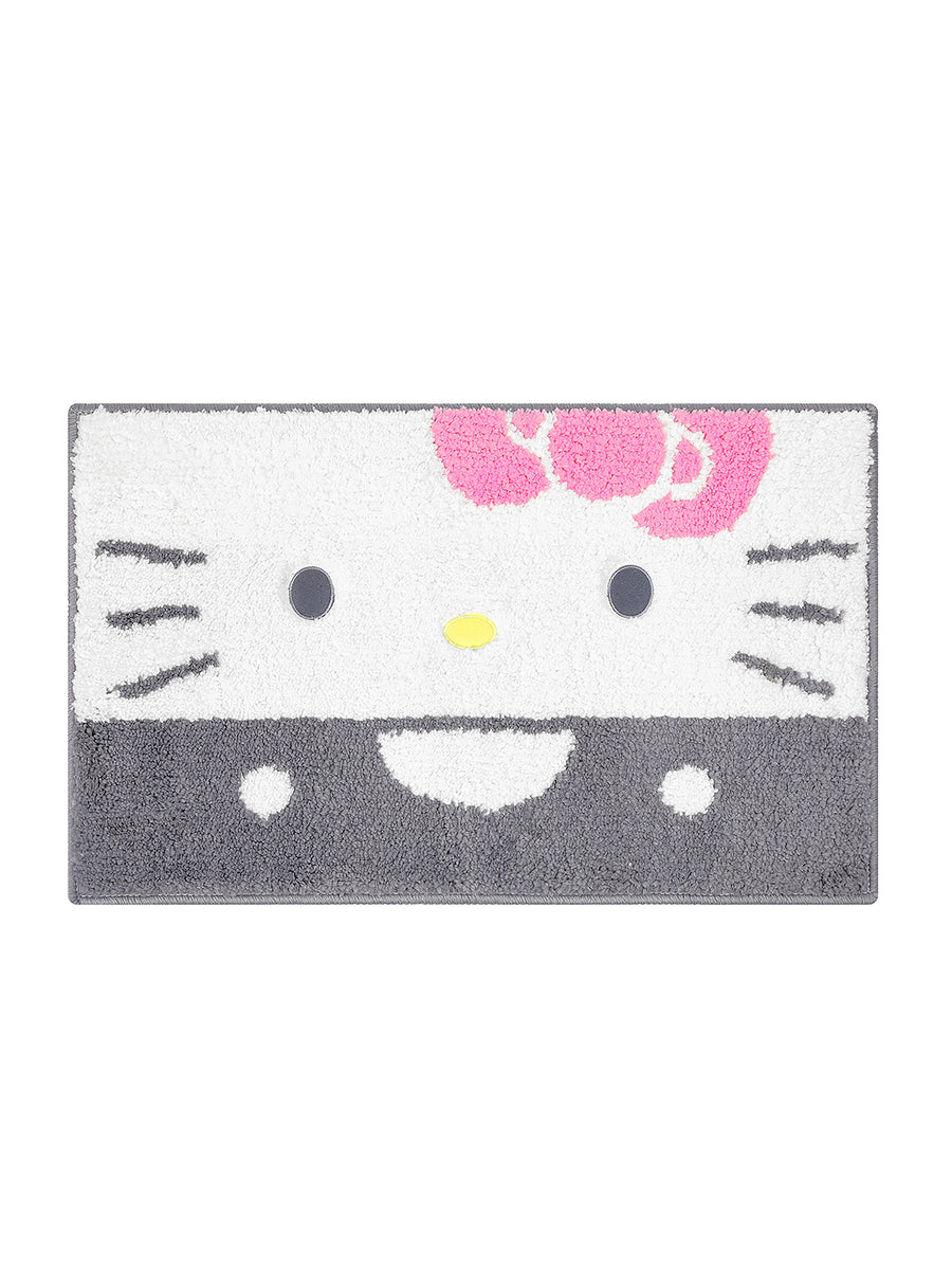 Hello Kitty Floor Mat (Grey)