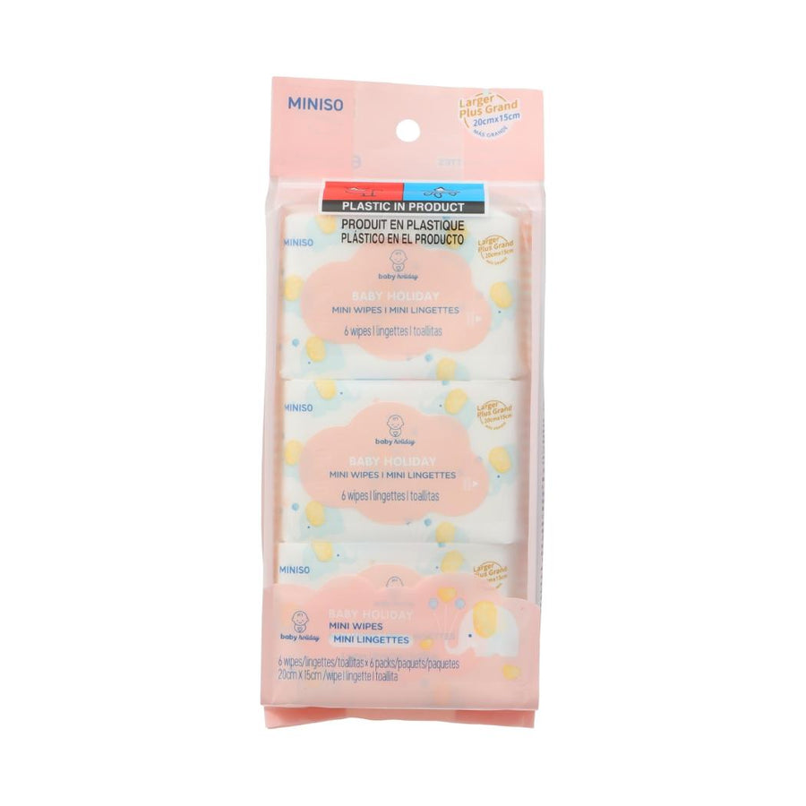 Baby Holiday Mini Wipes (6 Wipes×6 Packs)