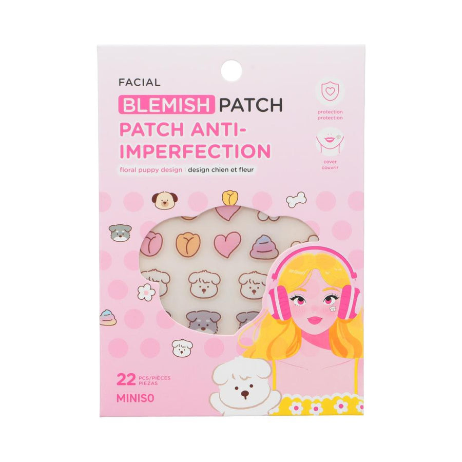 Facial Blemish Patch(Floral Puppy Design)