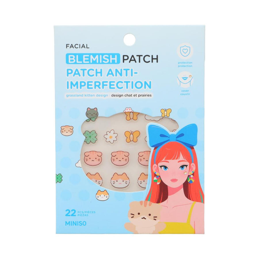 Facial Blemish Patch(Grassland Kitten Design)