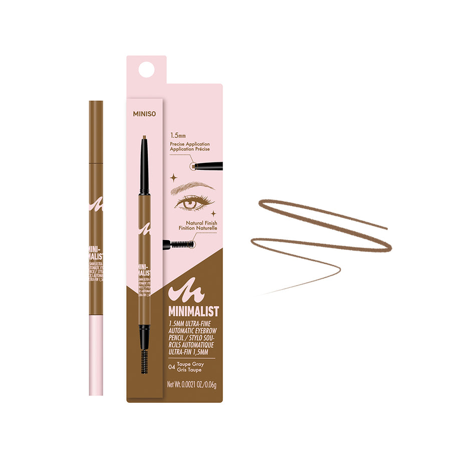 Minimalist 1.5mm Ultra-Fine Automatic Eyebrow Pencil (04 Taupe Gray)