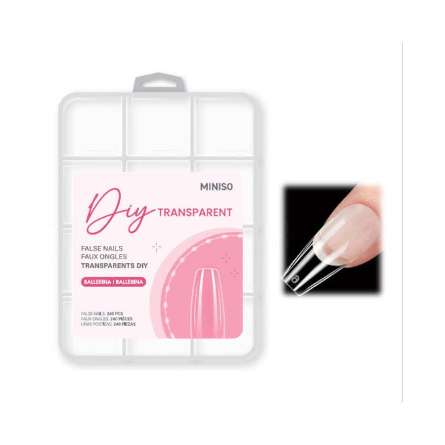 DIY Transparent False Nails(240 pcs, Ballerina)