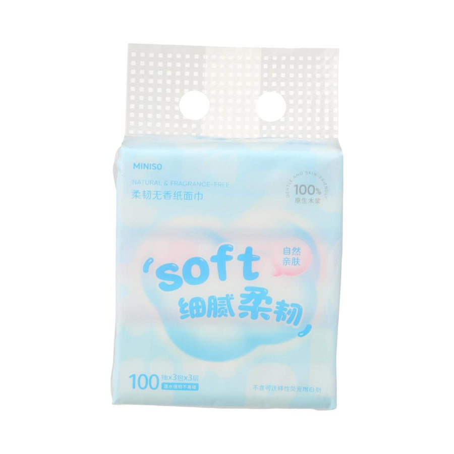 Unscented Facial Tissues (3 Packs)