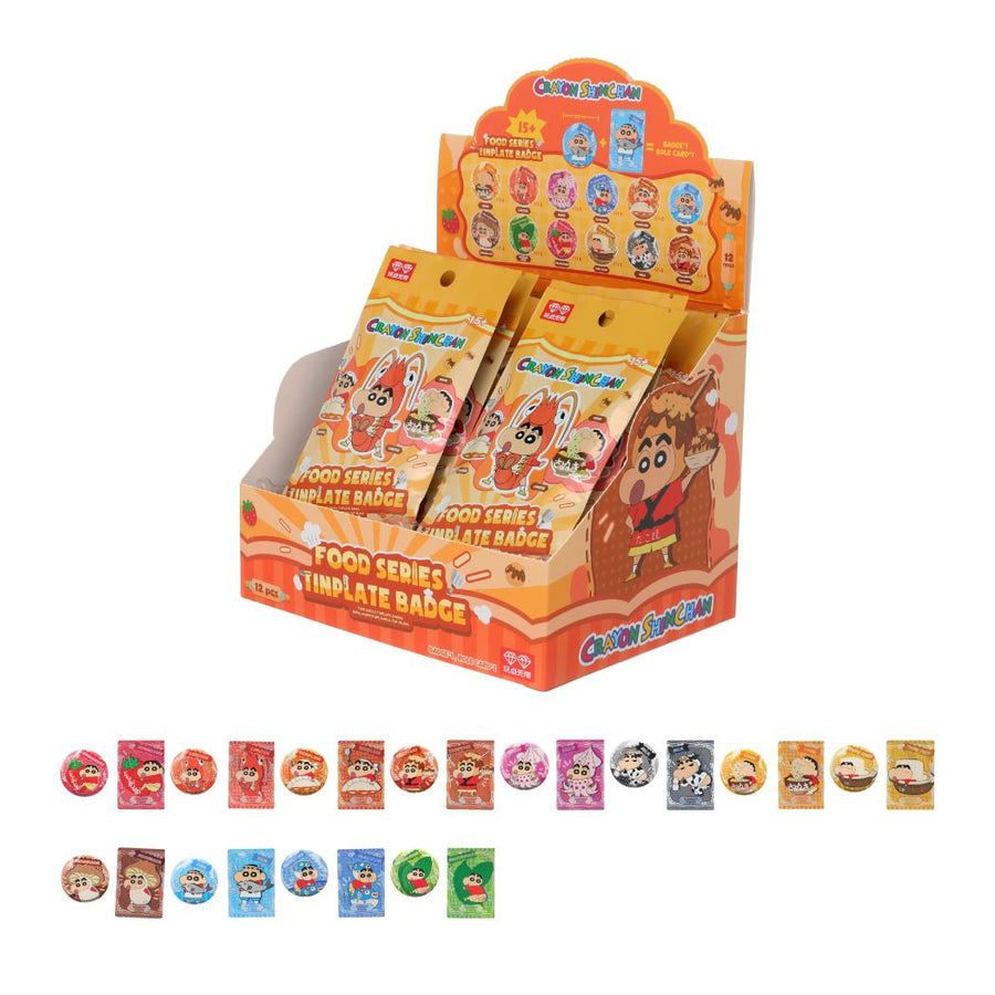 Crayon Shinchan Food Series Tinplate Badge