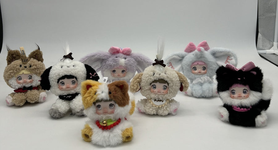 Nommi-Sitting Zoo Series Plush  Doll Blind  Box