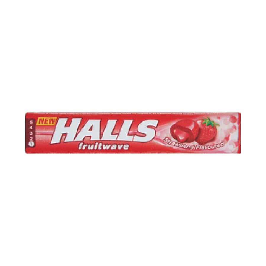 Halls Fruitwave Strawberry Cough Drops  45g