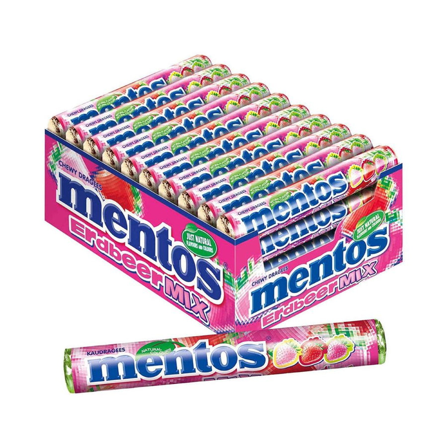 MENTOS - Strawberry Mix 37.5g