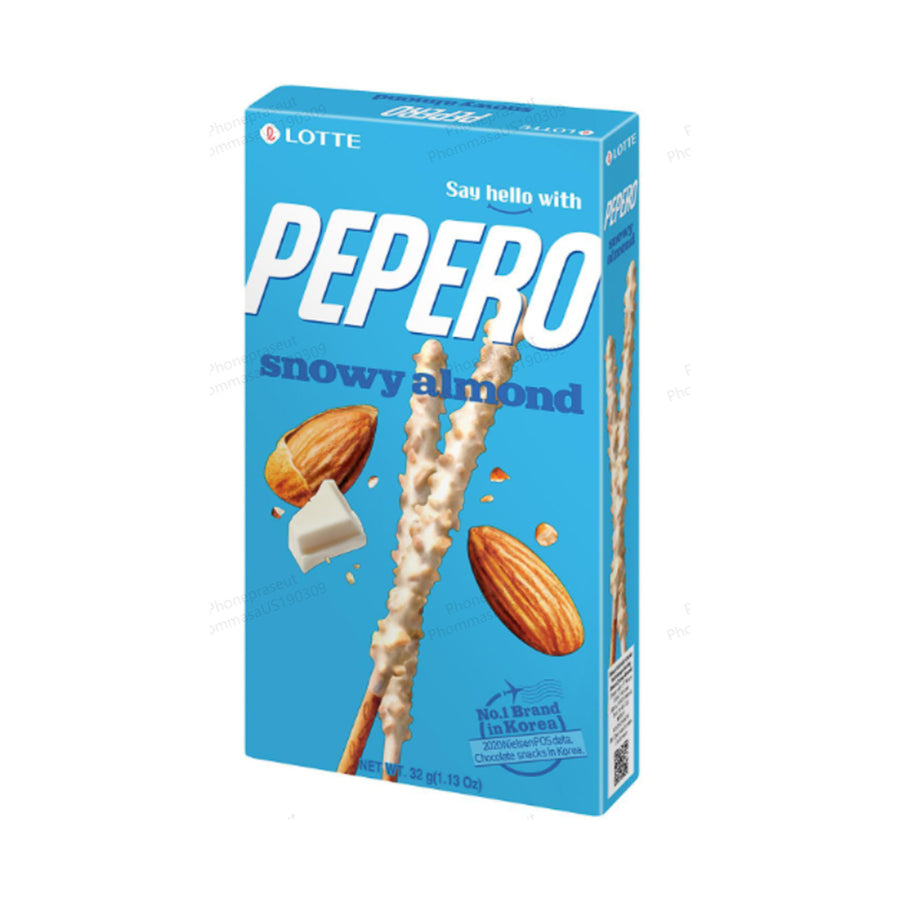 LOTTE PEPERO Snowy Almond 32g