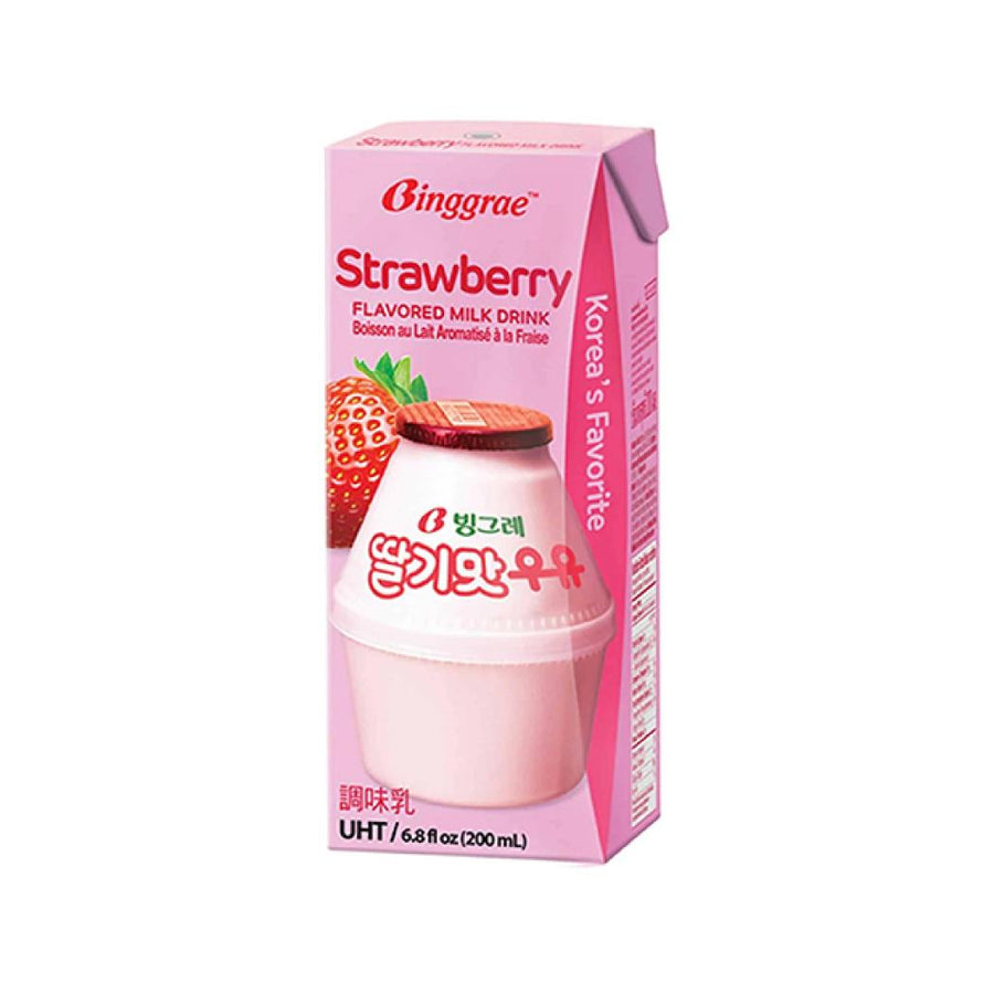 BINGGRAE STRAWBERRY FLAVORED MILK