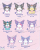 Sanrio characters Kuromi Party Series Plush Pendant Blind Box