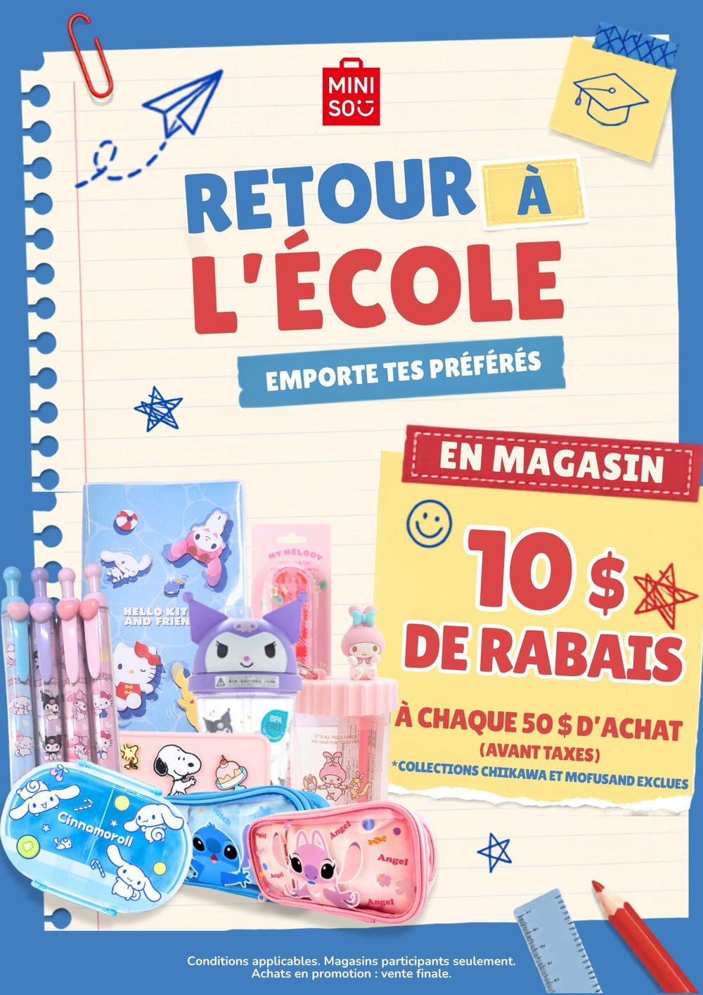 Promotion de la rentrée scolaire