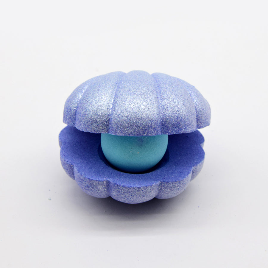 Ocean Series Glittery Shell Bath Bomb (Blue)