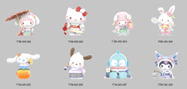 Sanrio characters Seasons Festive Attire Series Figures Blind Box