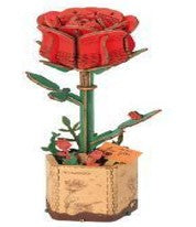 ROBOTIME WOOD BLOOM CRAFT Red Rose TW042