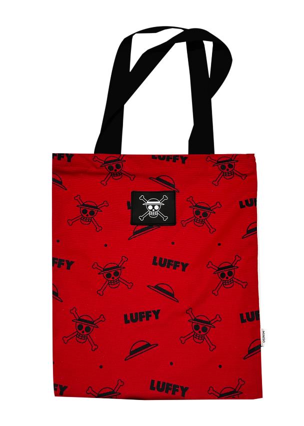 One Piece Classic Collection Flat Shopping Bag(Red)