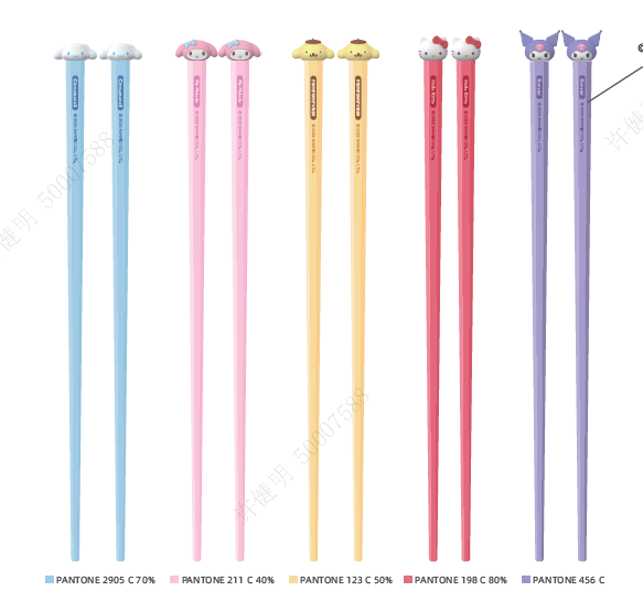 Hello Kitty and Friends Mini Figure Chopsticks