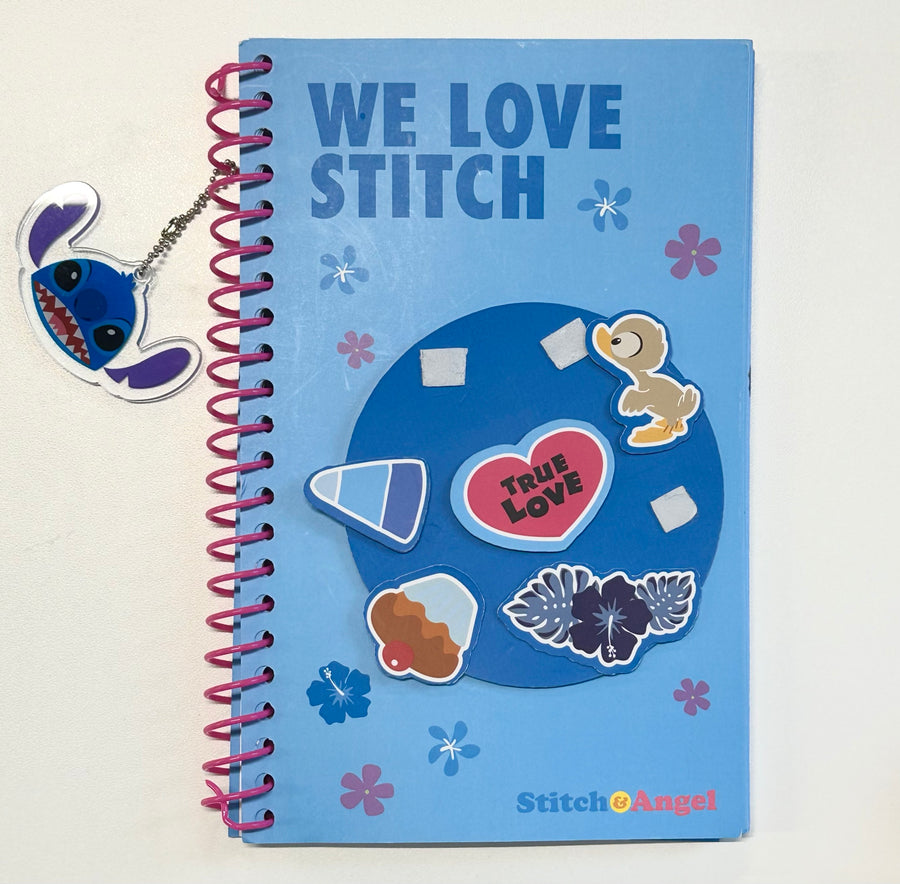 Disney Stitch Collection B6 Stitch Rotating Wheel Wire-bound Book (60 Sheets)