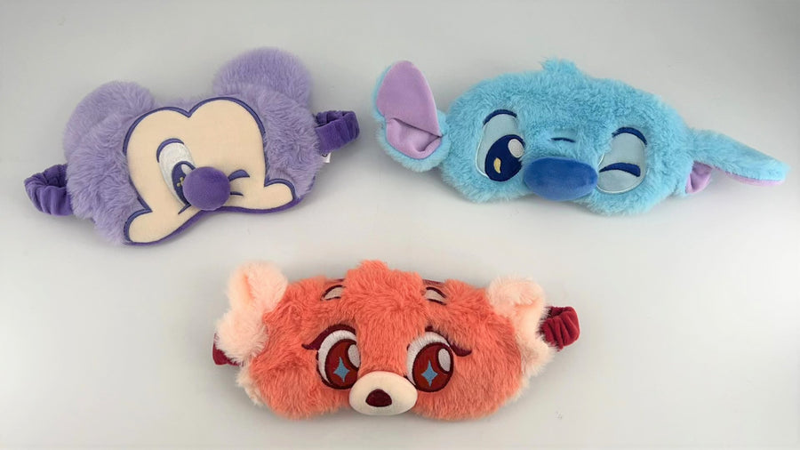Disney Fluffy Festival Collection Plush Sleep Mask (Stitch)