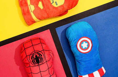 MINISO x Marvel collaboration products: iron man. spiderman, captain america gloves