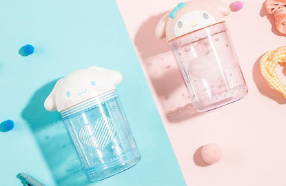 MINISO x Sanrio collaboration: cinnamonroll and my melody portable cups with lids