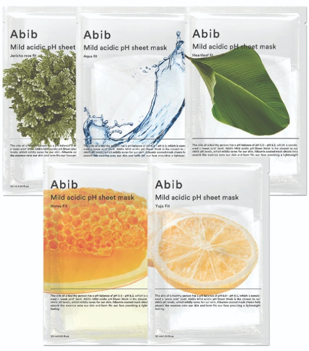 Abib Mild acidic pH sheet mask Jericho rose fit